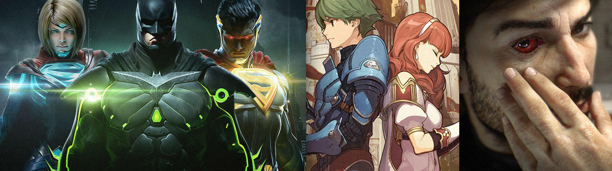og:image:, Feedback from Our Last Episode , Fire Emblem Echoes: Shadows of Valentia , Injustice 2 , Dead Cells , Prey , Player Unknown's Battleground , Far Cry 5 Details Emerge, 
