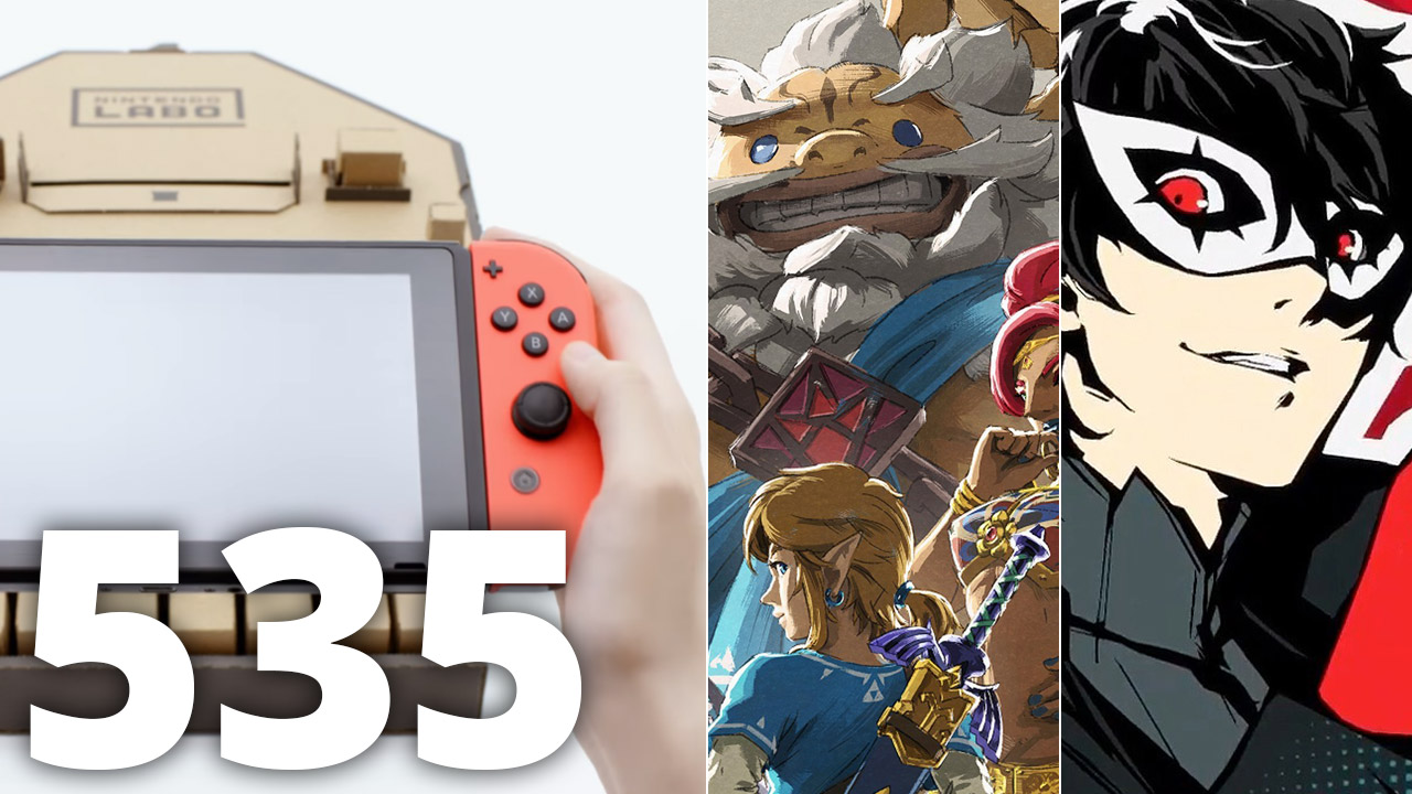 Thumbnail Image - Podcast 535 - The Cat Hurting Show (Nintendo Labo, The Champions Ballad DLC, Persona 5, and More!)