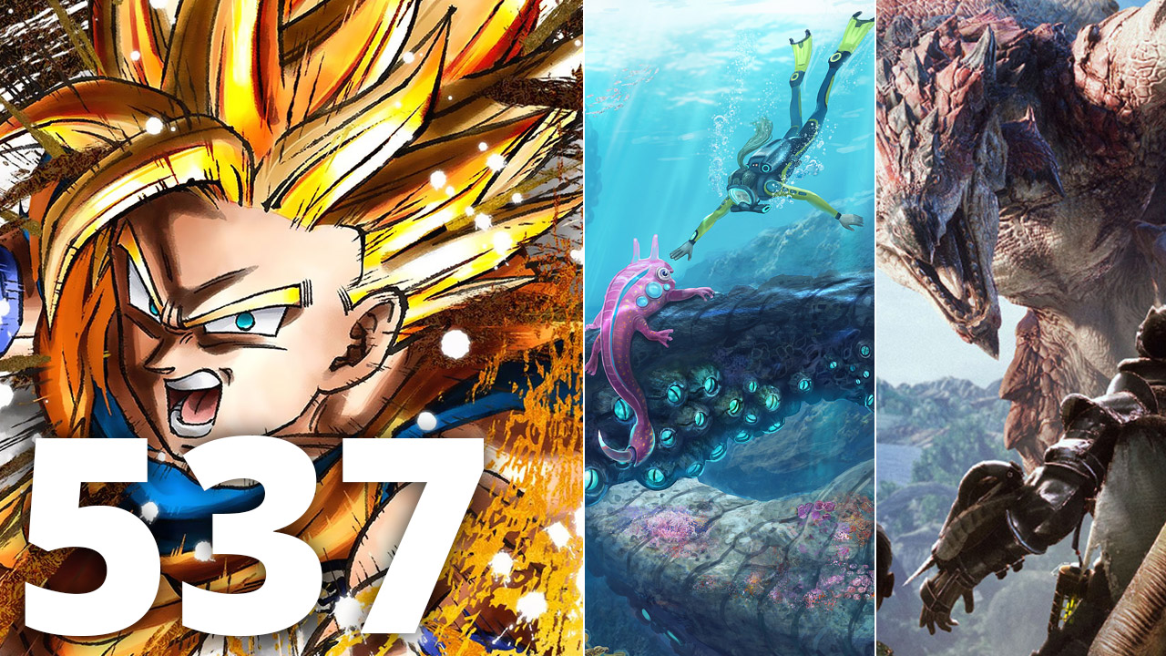 Thumbnail Image - Podcast 537 - The 3Player Minute Show (Dragonball FighterZ, Subnautica, Monster Hunter World, and More!)