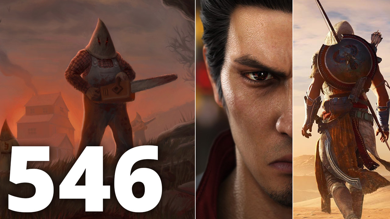 Thumbnail Image - Podcast 546 - The Fully Voice-Acted Show (Yakuza 6, Dusk, Assassin's Creed Origins, and More!)