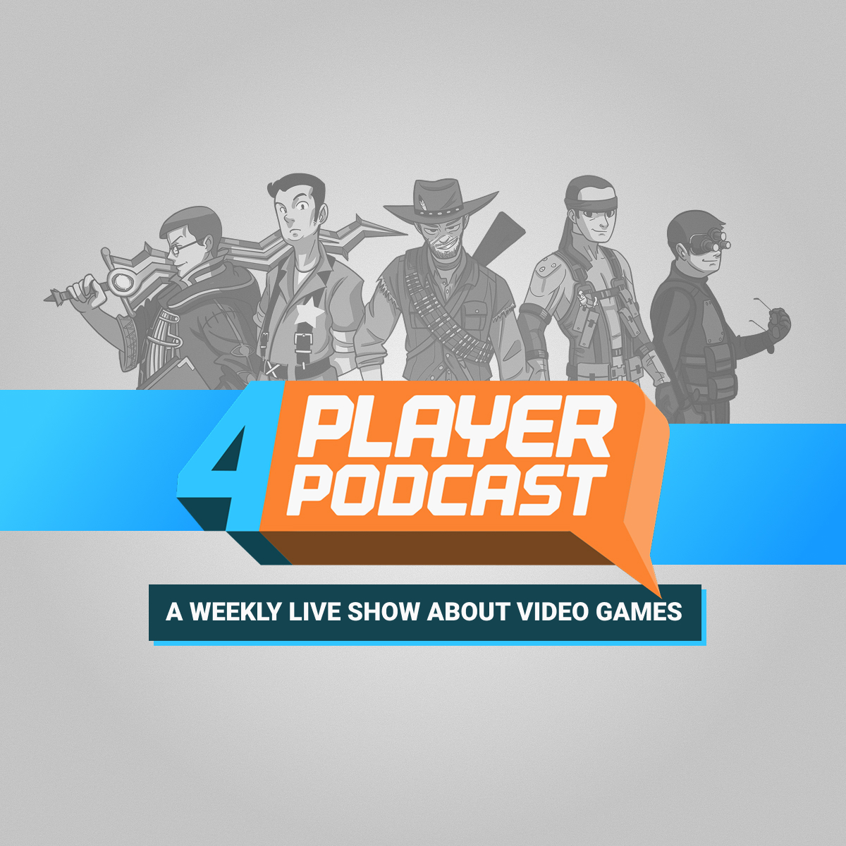 4Player Podcast art card
