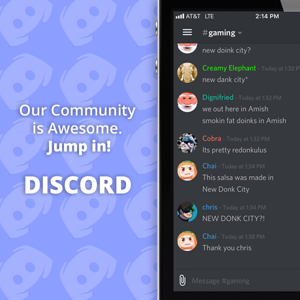 4Player Community Discord Button
