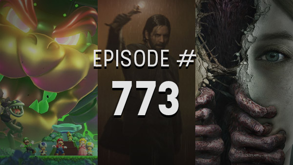 Thumbnail - 4Player Podcast #773 -  The Bad Gamer Show (Alan Wake II, Super Mario Bros Wonder, the Reboot of Silent Hill, and More!)