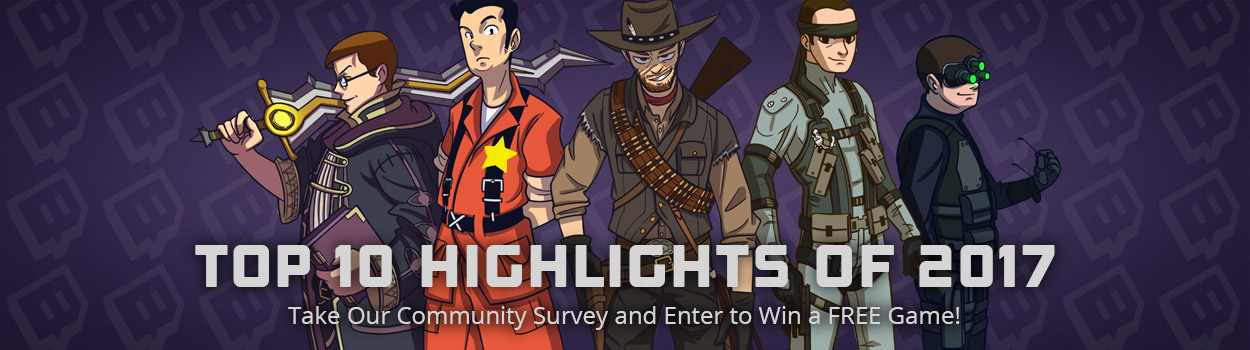 Header Image - 4Player Top Highlights of 2017 Survey and CONTEST!