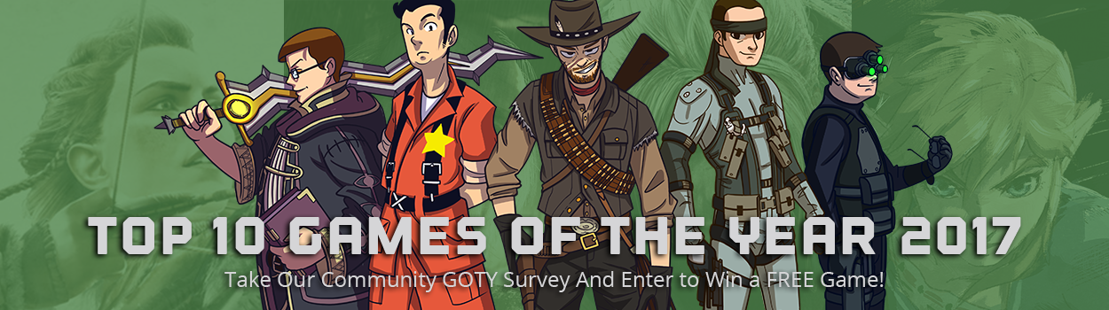 Header Image - 'Game of the Year 2017' Community Survey and CONTEST!