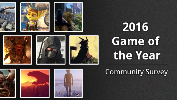 Thumbnail Image - 'Game of the Year 2016' Community Survey and CONTEST!
